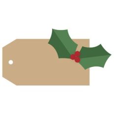 Christmas Holly Tag