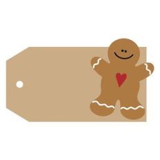 Gingerbread Man Tag