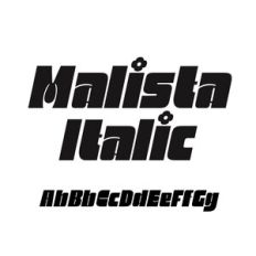 Malista Italic Font