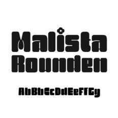 Malista Rounden Font
