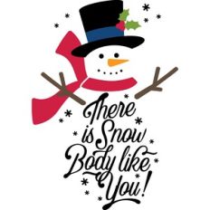 There is snow body like you!