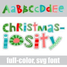 Christmas-osity Color Font