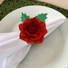 CHRISTMAS FLOWER Napkin holder