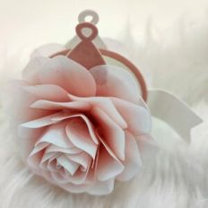 paper flower balls with photo holder