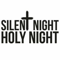 Silent Night Holy Night Cross Quote