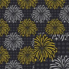 fireworks silver and gold pattern