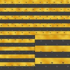 stripes black gold glitter pattern