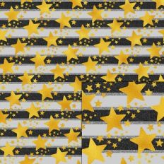 stripes golden stars glitter pattern