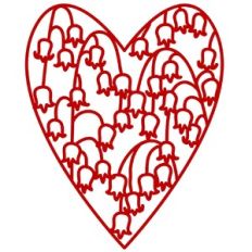 Lily of the Valley Flower Heart