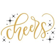 Handlettered Cheers