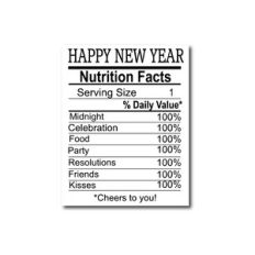 New Year Bar Code