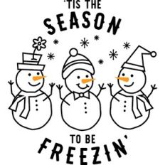 'tis the season to be freezin'