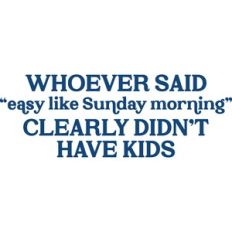 easy like Sunday morning