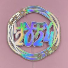 Happy 2024 - Cake Topper