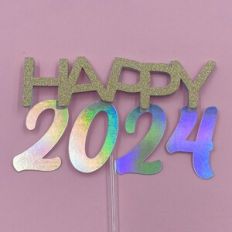 Happy 2024 - Cake Topper