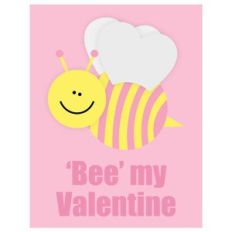 Bee Valentine Card