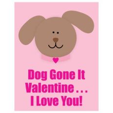 Dog Valentine Card