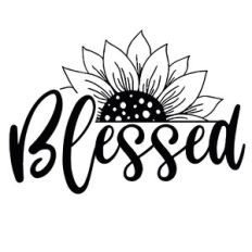 Blessed Sunflower Word