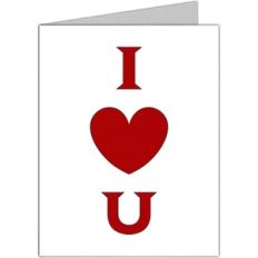 i love you card