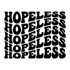 Hopeless, Retro groovy print