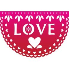 Papel Picado Love