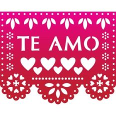 Papel Picado Te Amo