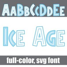 Ice Age Color Font