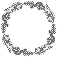Pine Cone Wreath Frame