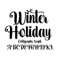 Holiday Winter Font