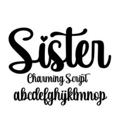 Sister Charming Script Font