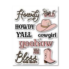 Cowboy Sticker Sheet