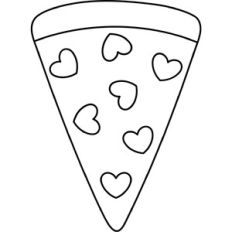pizza my heart outline