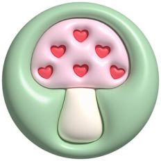 mushroom sticker