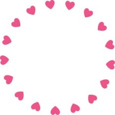 heart monogram frame