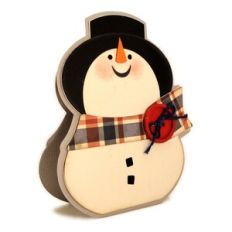 Card Snowman Upgazing 5x7