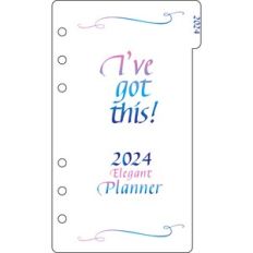 2024 Elegant Planner A6 Binder Title Divider