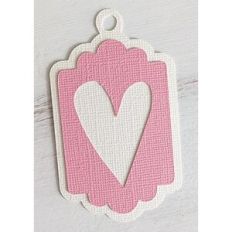 heart gift tag