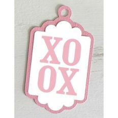 xoxo gift tag