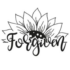 Forgiven Sunflower Word