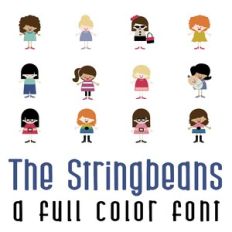 Stringbeans Full Color Font
