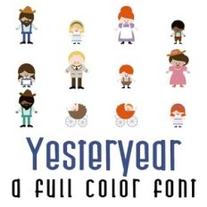 Stingbeans Yesterday Full Color Font