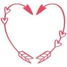 Arrow Heart Frame