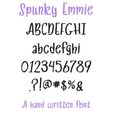 Spunky Emmie Font