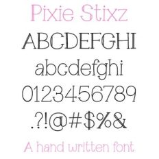 Pixie Stixz Font