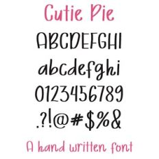 Cutie Pies Font