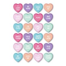 Conversation Heart Sticker Set