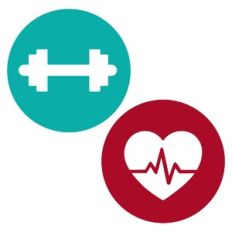 Barbell and Heartrate Icons