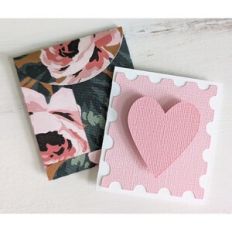 heart stamp card and envelope