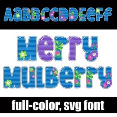 Merry Mulberry Color Font