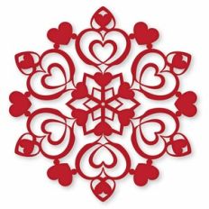 heart snowflake